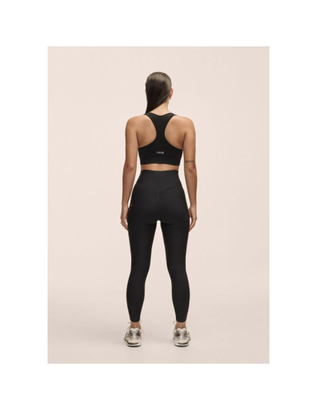 Legginsy treningowe damskie casall pure pocket high waist tights kolor czarny