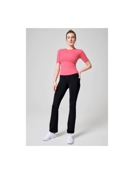 Spodnie damskie casall flare high waist pant kolor czarny
