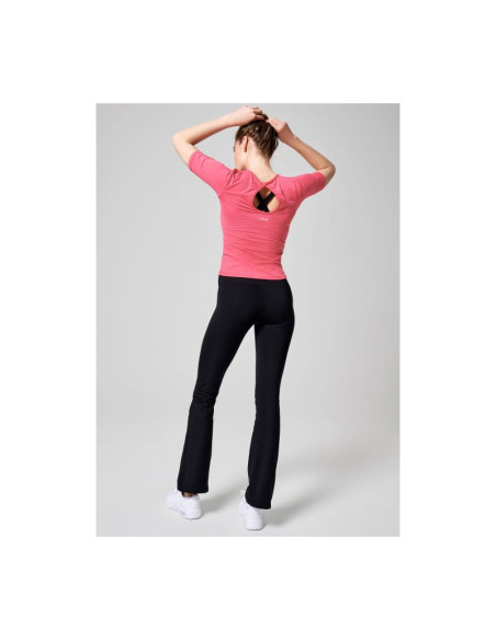 Spodnie damskie casall flare high waist pant kolor czarny