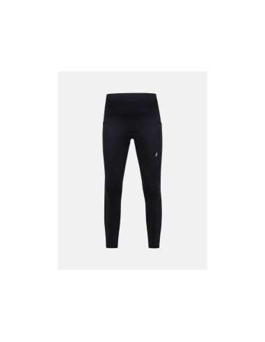 Legginsy damskie peak performance w flow tights kolor czarny