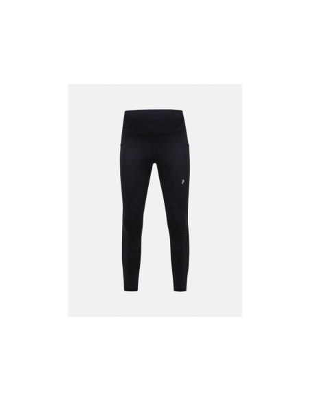 Legginsy damskie peak performance w flow tights kolor czarny