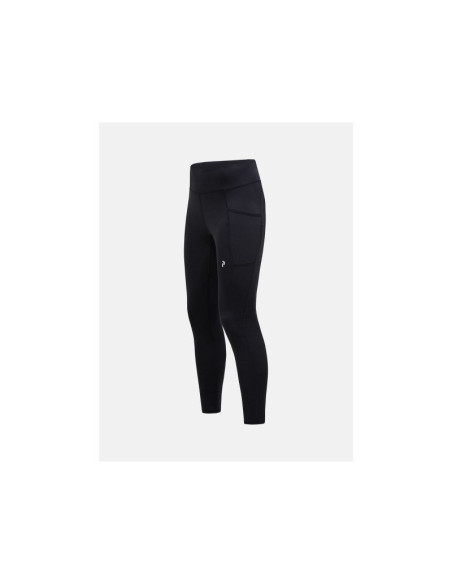 Legginsy damskie peak performance w flow tights kolor czarny