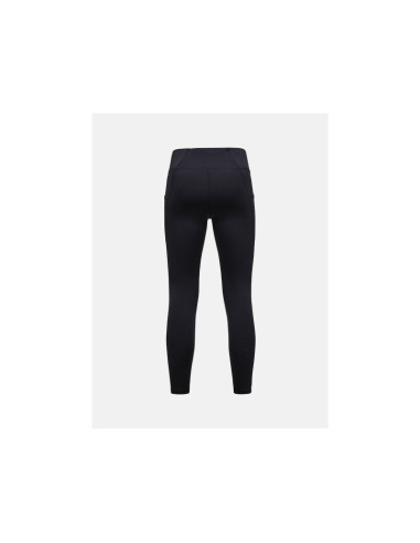 Legginsy damskie peak performance w flow tights kolor czarny