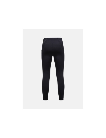 Legginsy damskie peak performance w flow tights kolor czarny