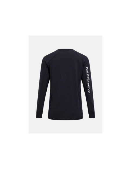 Koszulka peak performance w trail wool blend ls czarny