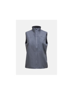 Kamizelka damska peak performance w glider wind vest kolor szary