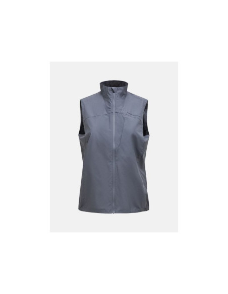 Kamizelka damska peak performance w glider wind vest kolor szary