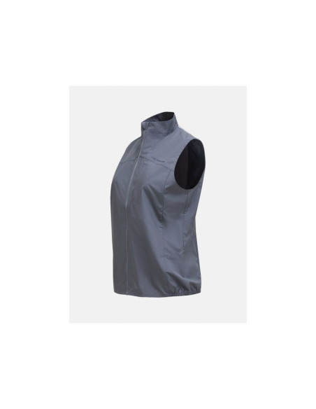 Kamizelka damska peak performance w glider wind vest kolor szary