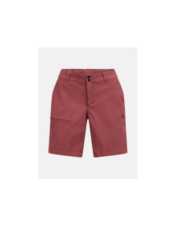 Szorty damskie peak performance w iconiq shorts kolor czerwony