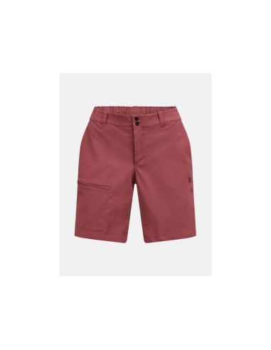 Szorty damskie peak performance w iconiq shorts kolor czerwony