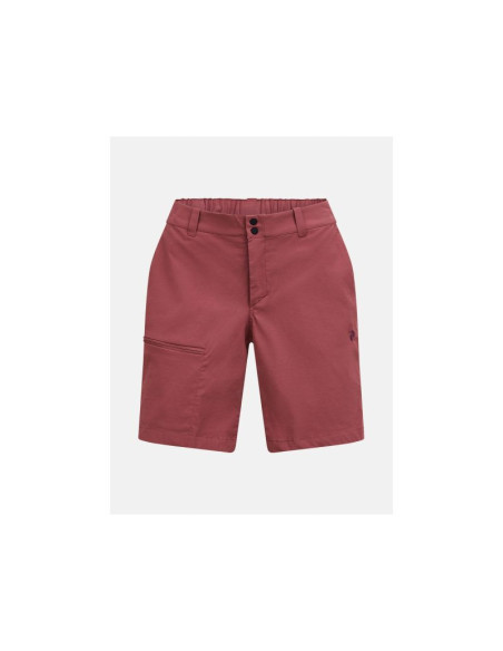 Szorty damskie peak performance w iconiq shorts kolor czerwony