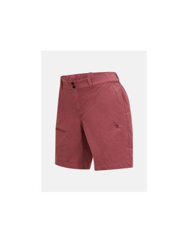 Szorty damskie peak performance w iconiq shorts kolor czerwony
