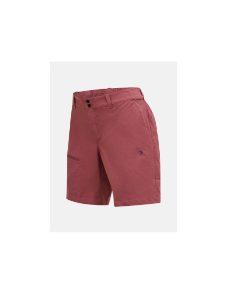 Szorty damskie peak performance w iconiq shorts kolor czerwony