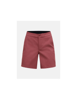 Szorty damskie peak performance w player shorts kolor czerwony