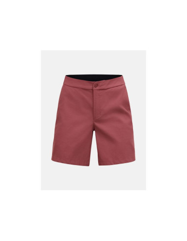 Szorty damskie peak performance w player shorts kolor czerwony