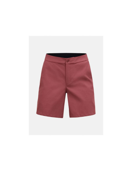Szorty damskie peak performance w player shorts kolor czerwony