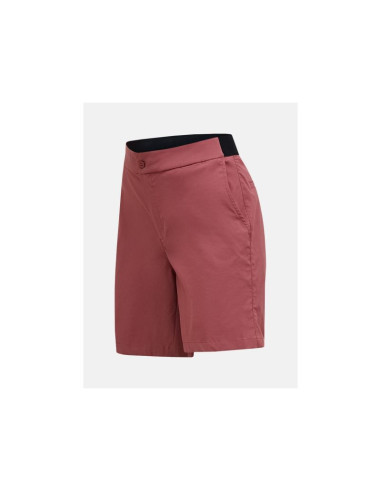 Szorty damskie peak performance w player shorts kolor czerwony
