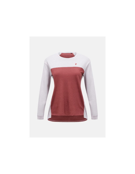 Koszulka damska peak performance w trail wool-blend longsleeve kolor szary