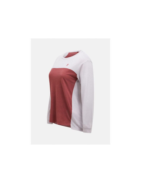 Koszulka damska peak performance w trail wool-blend longsleeve kolor szary
