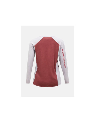 Koszulka damska peak performance w trail wool-blend longsleeve kolor szary