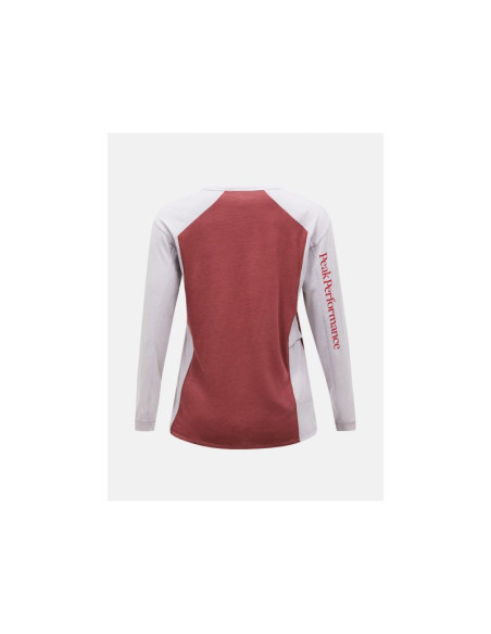 Koszulka damska peak performance w trail wool-blend longsleeve kolor szary