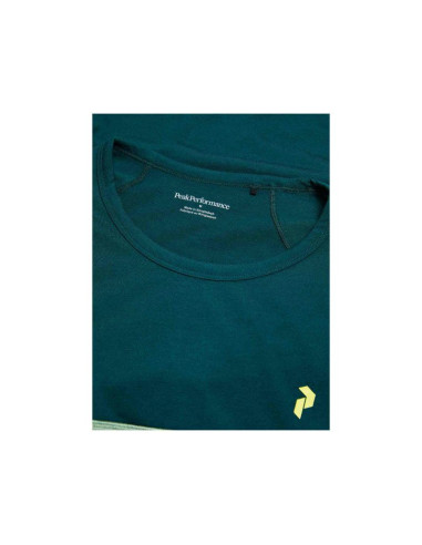 Koszulka męska peak performance m trail wool-blend longsleeve kolor zielony