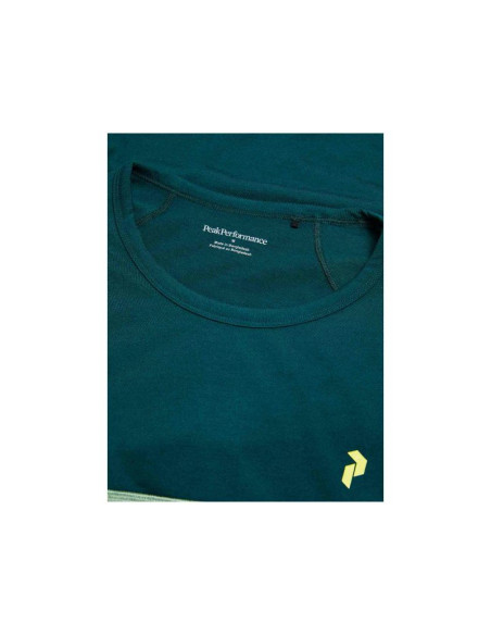 Koszulka męska peak performance m trail wool-blend longsleeve kolor zielony