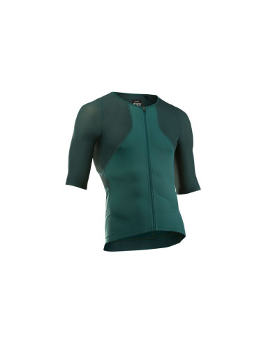 Koszulka rowerowa northwave extreme rock jersey s/s szmaragdowy