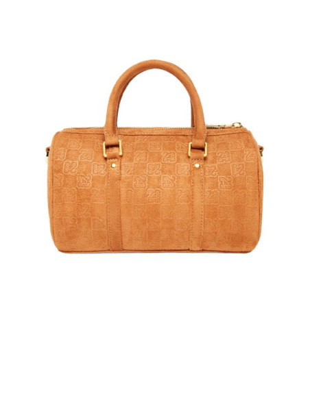 Torebka damska air jordan suede monogram mini duffel 3l cognac - ma09209-x6x