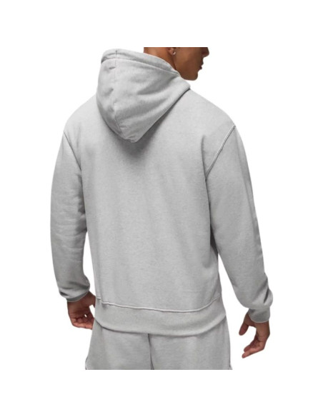 Bluza z kapturem air jordan flight fleece hoodie szara - fv7247-050
