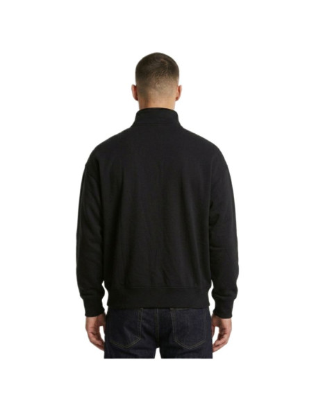 Bluza dresowa calvin klein zip fleece hoodie logo tape black - lz04re285g-ub1