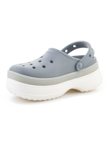 Crocs classic frosted stacked clog concrete 212567-0z3
