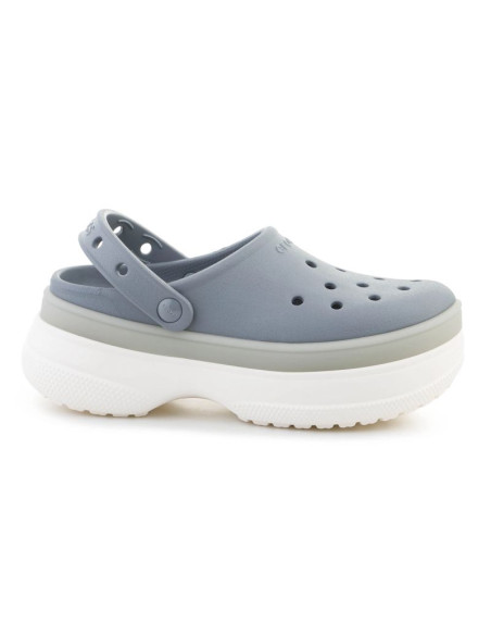 Crocs classic frosted stacked clog concrete 212567-0z3
