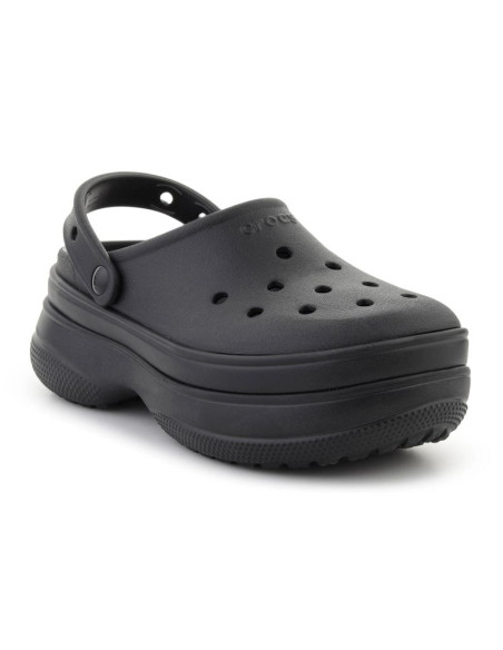 Crocs classic stacked clog black/black 211355-060