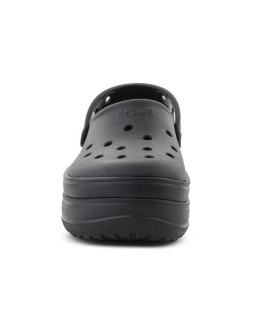 Crocs classic stacked clog black/black 211355-060 2