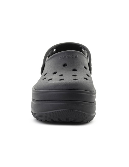 Crocs classic stacked clog black/black 211355-060