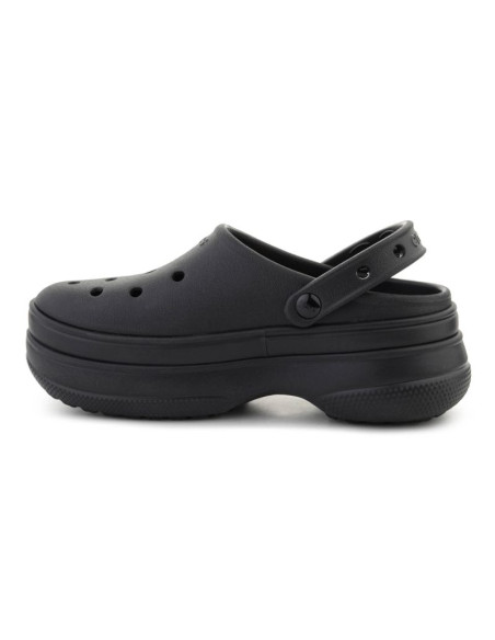 Crocs classic stacked clog black/black 211355-060