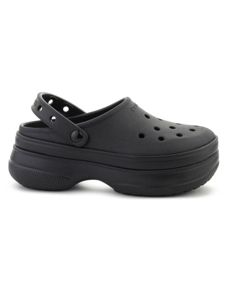 Crocs classic stacked clog black/black 211355-060