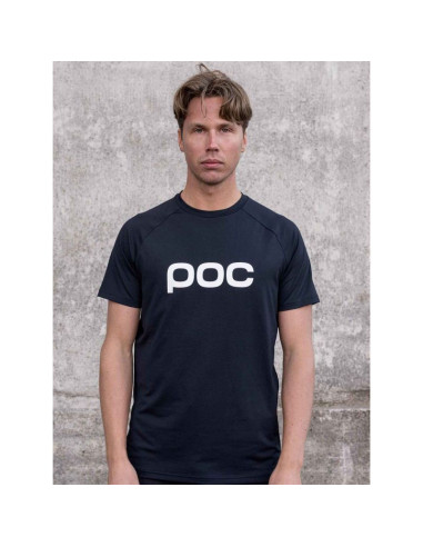 Koszulka na rower poc reform enduro tee - uranium black rozmiar: s