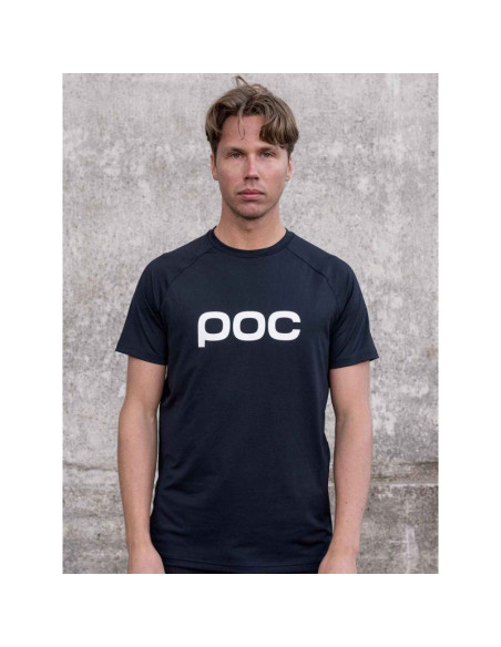 Koszulka na rower poc reform enduro tee - uranium black rozmiar: s