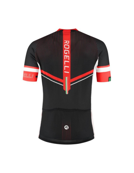 Rogelli koszulka gara mostro ii czarno-czerwo 4xl