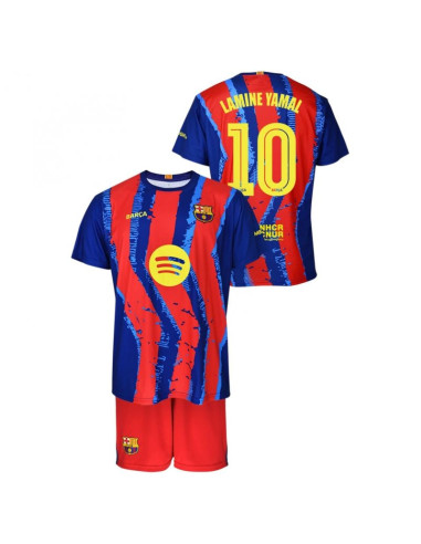 Fc barcelona lamine yamal komplet koszulka spodenki junior box 2025/26 bc59ey