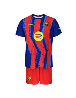 Fc barcelona robert lewandowski komplet koszulka spodenki junior box 2025/26 bc59el 2