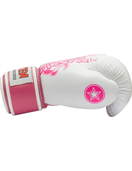Rękawice bokserskie top ten "ultimate woman" 10 oz biało-różowe