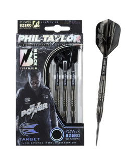 Rzutki target power 8 zero black titanium 24g steel