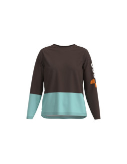 Koszulka rowerowa poc w's motion air l/s jersey brązowa