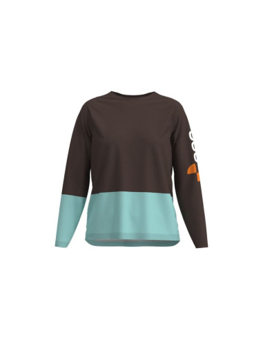 Koszulka rowerowa poc w's motion air l/s jersey brązowa
