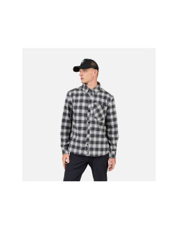 Koszula męska rossignol ranch plaid shirt czarna