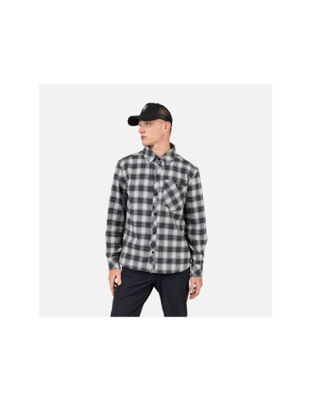 Koszula męska rossignol ranch plaid shirt czarna