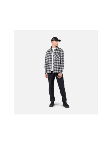 Koszula męska rossignol ranch plaid shirt czarna